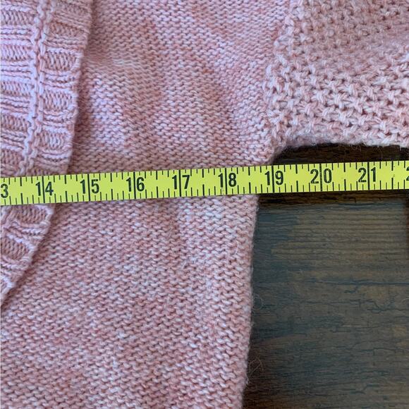 Ann Taylor Loft Coral Alpaca Blend Long Sleeve V Neck Sweater Size Large - Picture 6 of 8